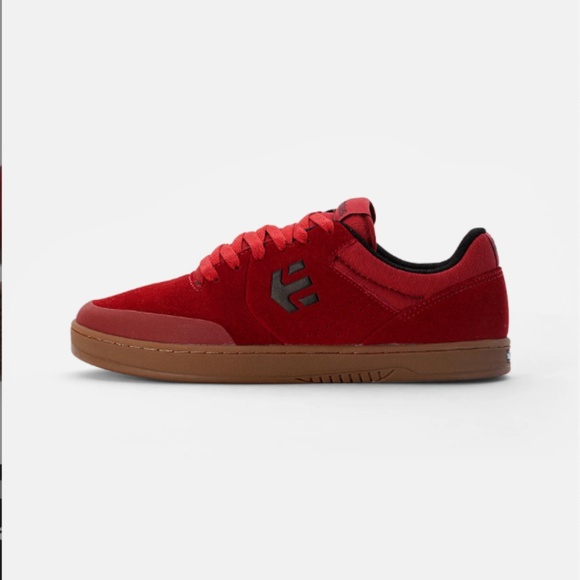 Etnies Marana Skate Shoes Mens 12 Red Skateboard Punk Emo Goth Y2K - Picture 1 of 8